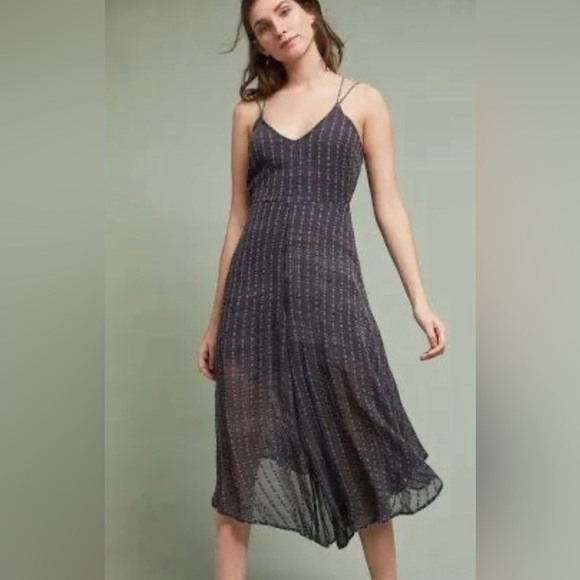 Anthropologie HD in Paris Harbor CropWide Leg Jumpsuit...